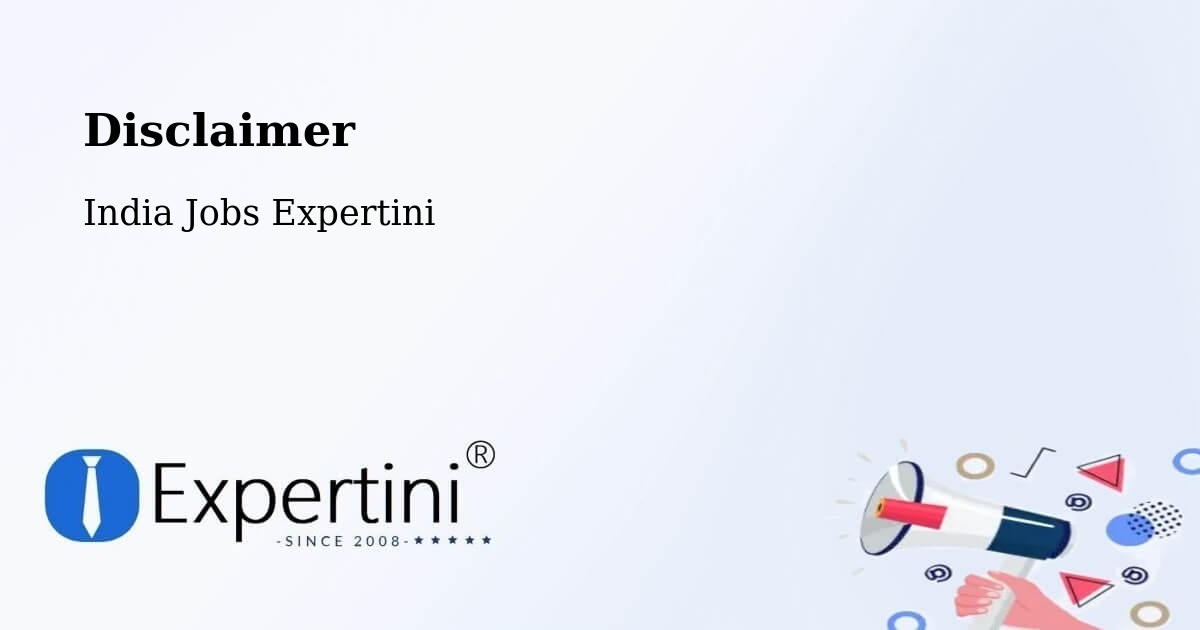 Disclaimer – Tardeo - India Jobs Expertini